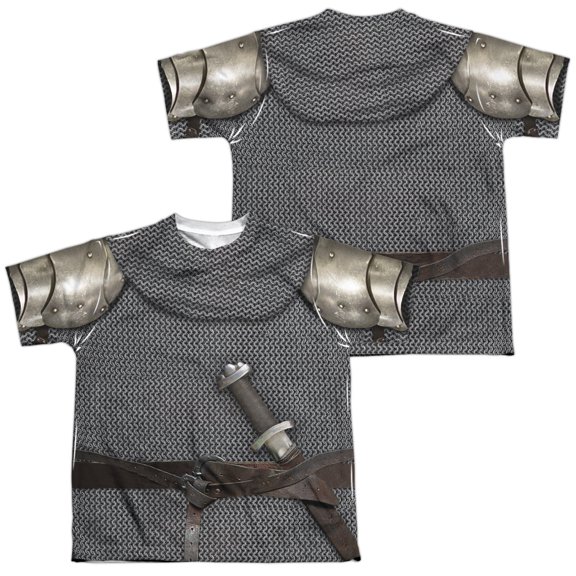 Knight (Front - Back Print) - Youth Short Sleeve Shirt - X-Large