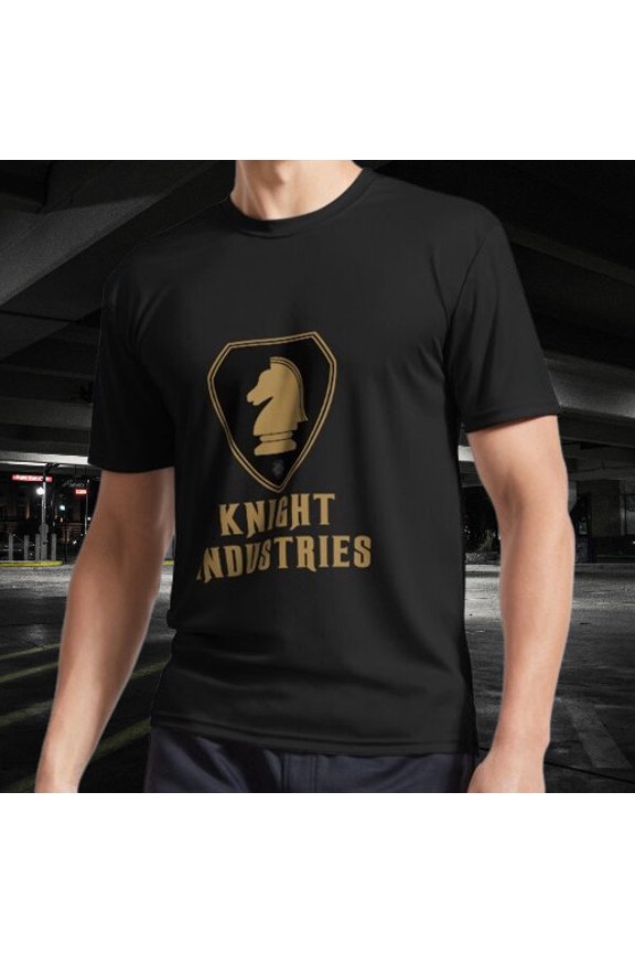 Knight Industries Logo Active T-Shirt Funny Size Mode American T-shirt