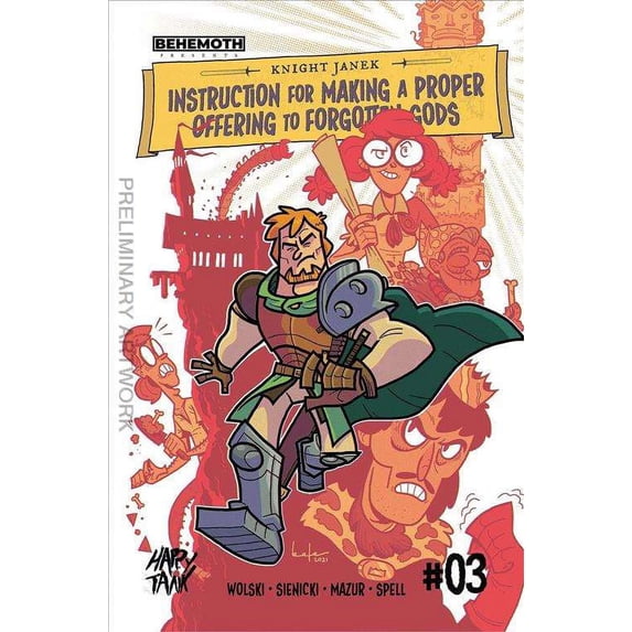 Knight Janek #3C VF ; Behemoth Comic Book