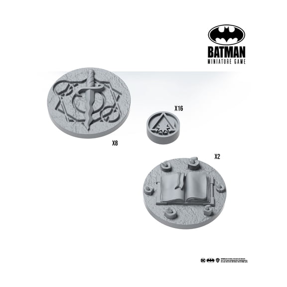 Batman Miniature Game Cults Markers