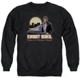 thumbnail image 1 of Knight Rider Full Moon Adult Crewneck Sweatshirt Black, 1 of 2