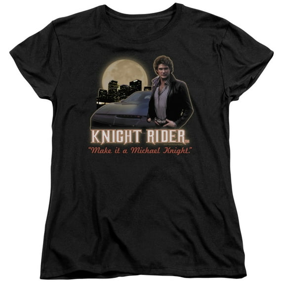 Knight Rider - Full Moon - Women's Short Sleeve Shirt - Large
