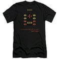 thumbnail image 1 of Knight Rider Kitt Consol Adult 30/1 T-Shirt Black, 1 of 1