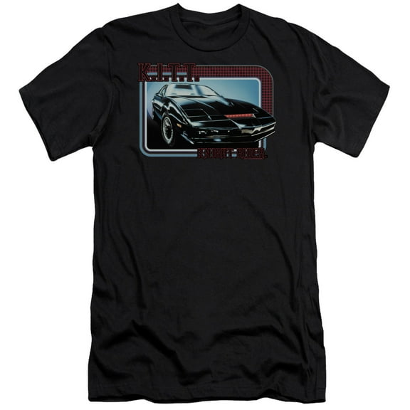 Knight Rider Kitt Mens Slim Fit Shirt