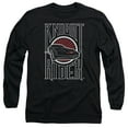 thumbnail image 1 of Knight Rider Logo Long Sleeve Adult 18/1 T-Shirt Black, 1 of 1