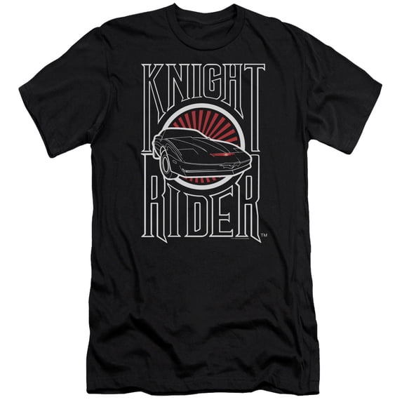 Knight Rider - Logo - Slim Fit Short Sleeve Shirt - Small