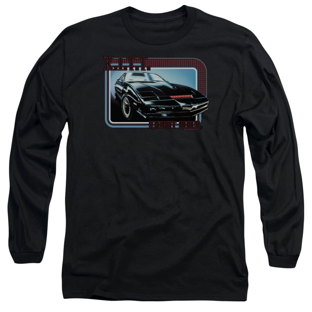Knight Rider Men's Kitt Long Sleeve Small Black - Walmart.com