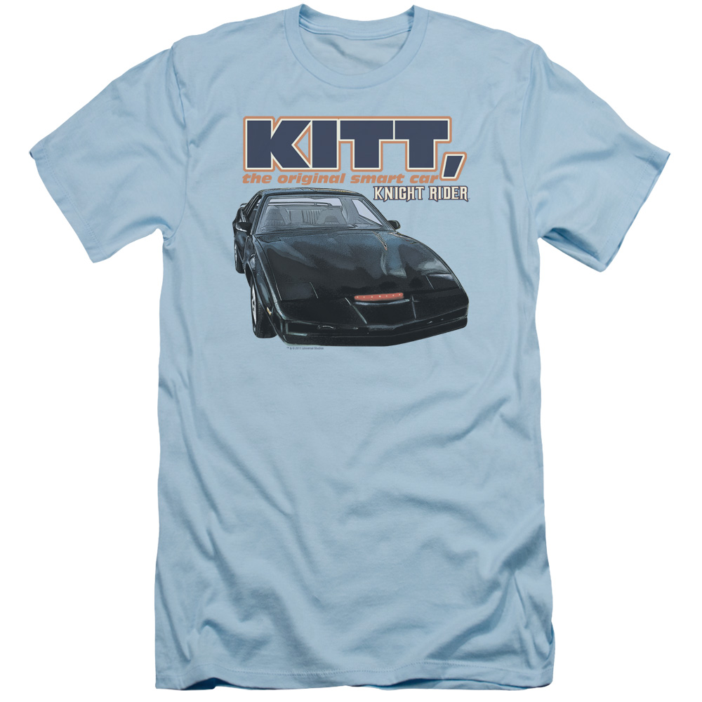 Knight Rider - Original Smart Car - Slim Fit Short Sleeve Shirt - Large ...