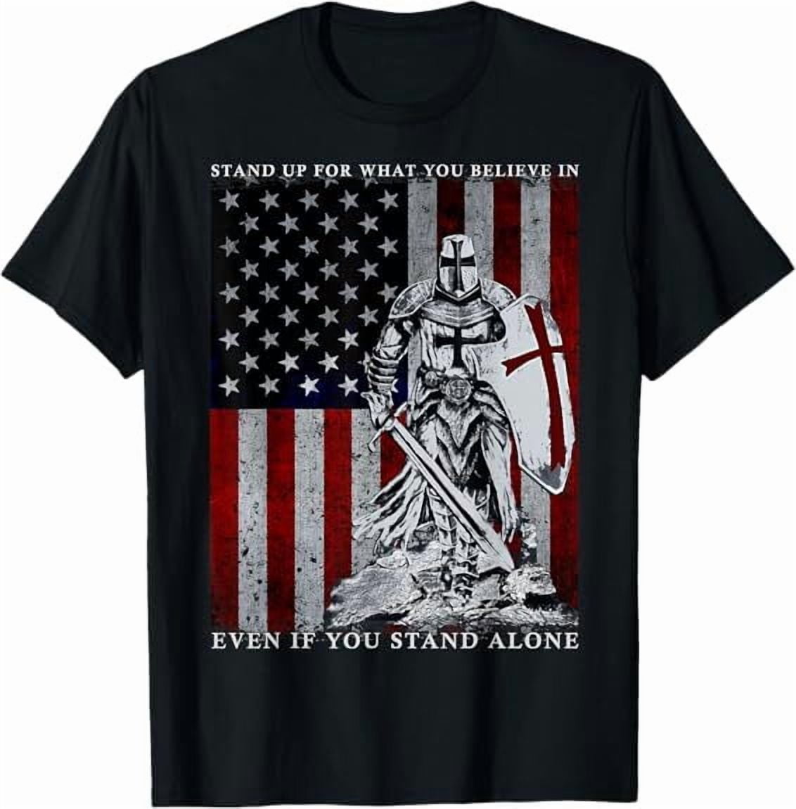 Templar Dc Knight Templar American Flag Crusader Everyday Graphic For Special ...
