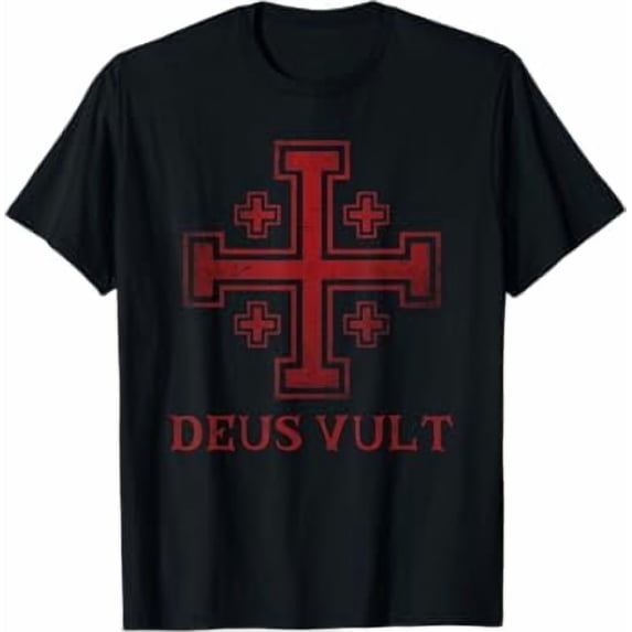 Knight Templar Crusader Cross T-Shirt