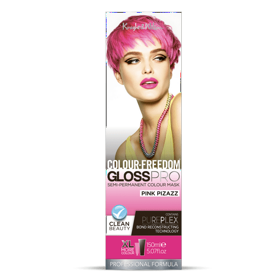 Knight & Wilson Colour Freedom Gloss Pro Pink Pizazz Semi Permanent Hair Color 5.07 fl.oz