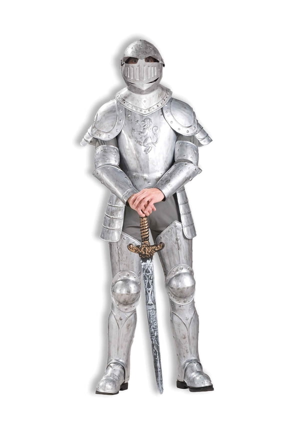Knight in Shining Armor Costume for Adults, Men's One Size
