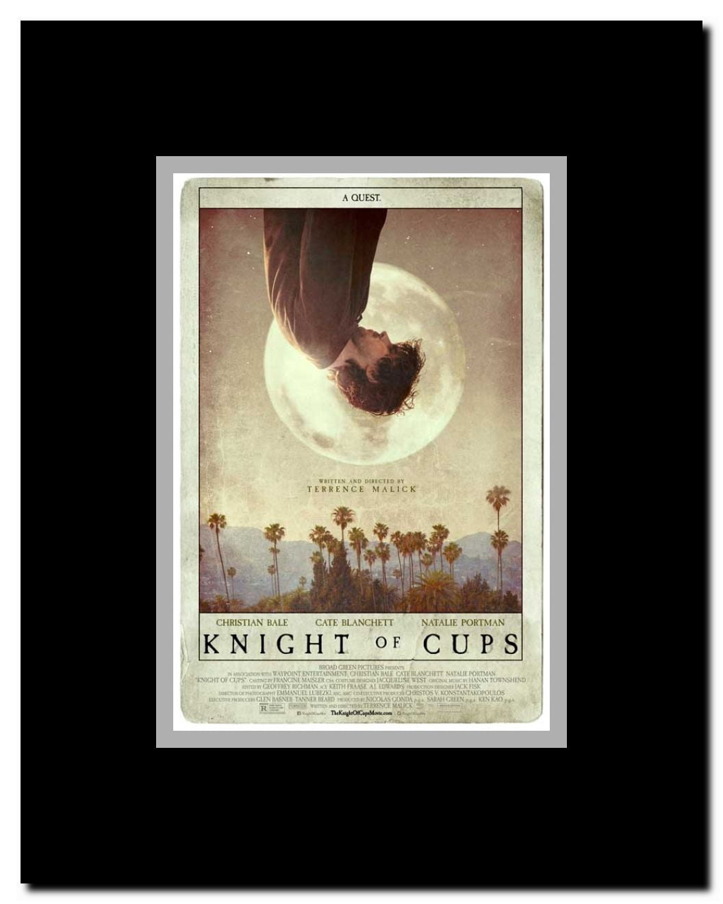 Knight of Cups Framed Movie Poster