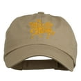 thumbnail image 1 of Knight on Horseback Embroidered Washed Cap - Khaki OSFM, 1 of 5