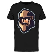 Knight's Head Mascot T-Shirt Men -Image by Shutterstock, Male Small