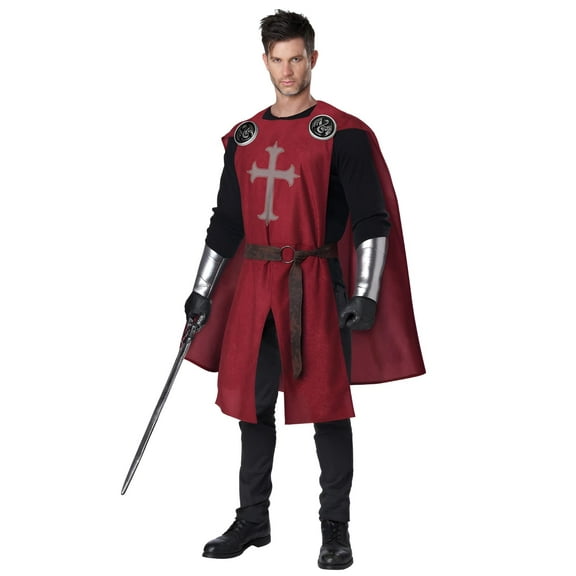 Knight's Surcoat Adult Costume (Red)