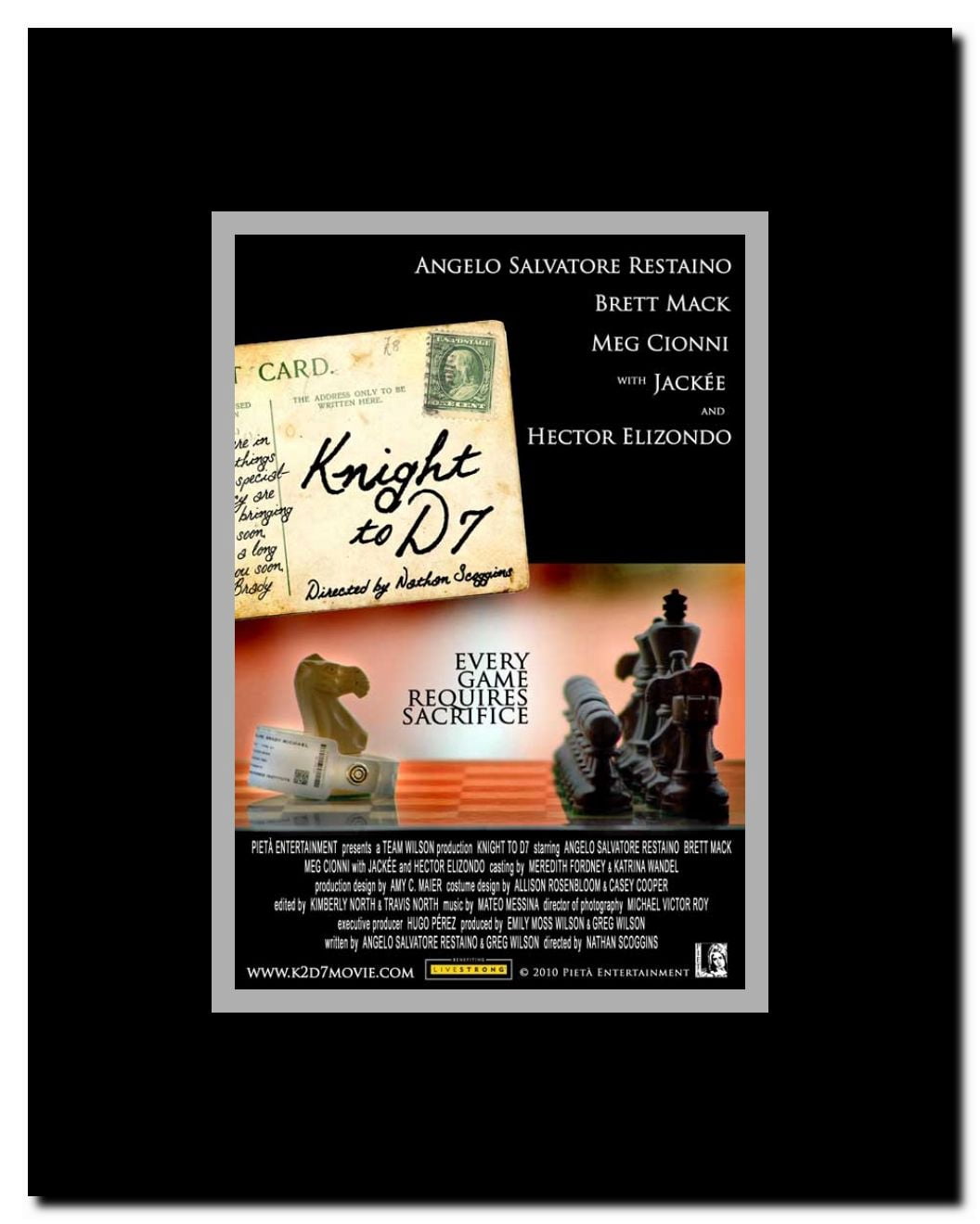 Knight to D7 Framed Movie Poster