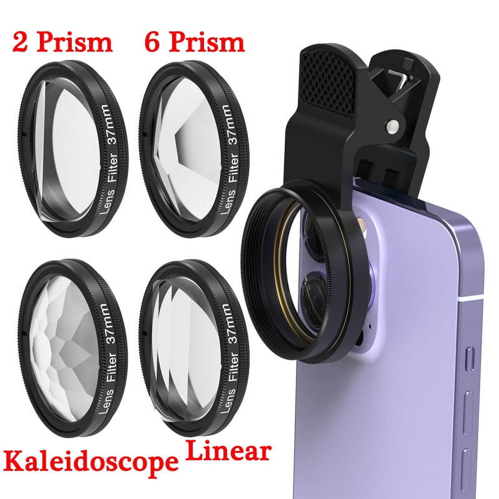 KnightX 37mm Clip Prism ND2 1000 CPL variable Neutral Density Fisheye