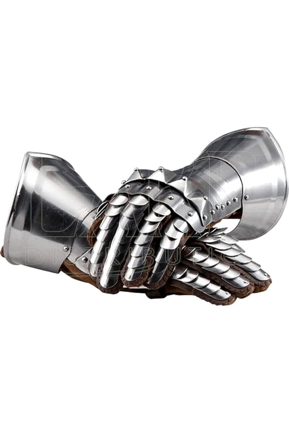 Knightly Medieval Gauntlets Steel Armour