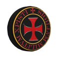 Knights Templar Cross Tire Cover 4WD 4x4 RV Christ Christian Crusades