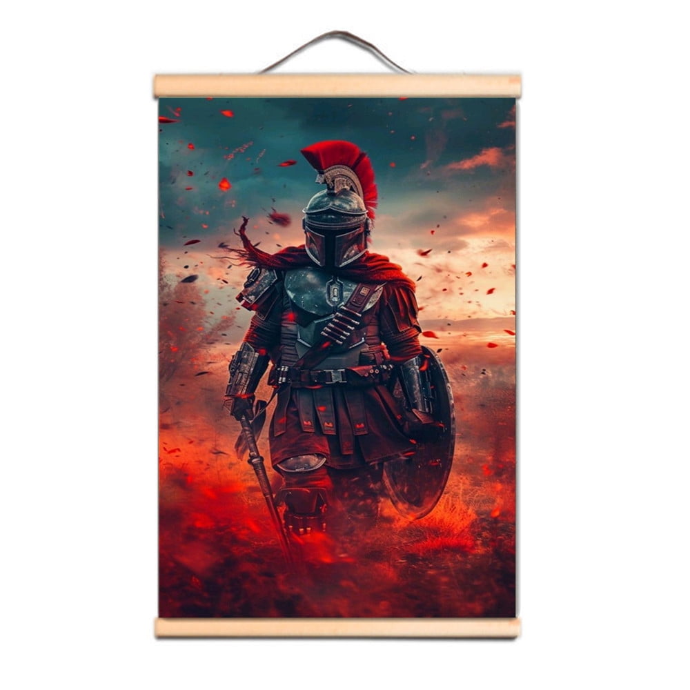 Knights Templar Poster Wall Charm - Vintage Medieval Crusader Warrior ...