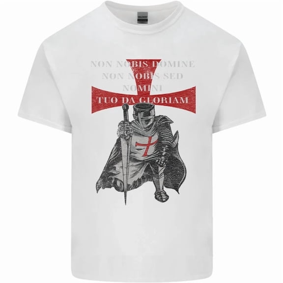 Knights Templar Prayer St Georges Day T-Shirt, Vintage Birthday Gift