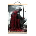 thumbnail image 1 of Knights Templar Wall Art Pictures The Crusades Wall Hanging Flag Vintage Room Home Decor Art Banner Christ Warrior Posters and Prints Canvas Painting 3,Multicolor,23.5X35.4 inches, 1 of 6
