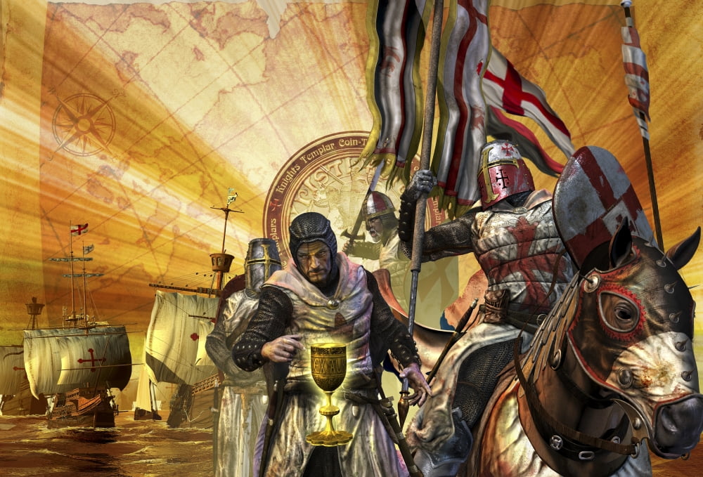 Knights Templar are on a mission to collect relics for their nation Canvas Art - Kurt MillerStocktrek Images (17 x 12)