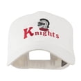 thumbnail image 1 of Knights Text and Mascot Embroidered Cap - White OSFM, 1 of 5