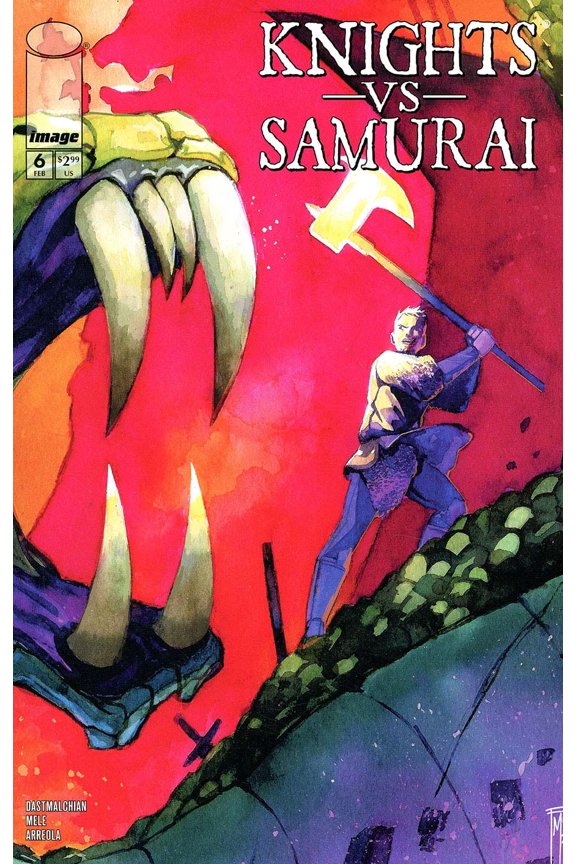 Knights Vs. Samurai #6A VF ; Image Comic Book