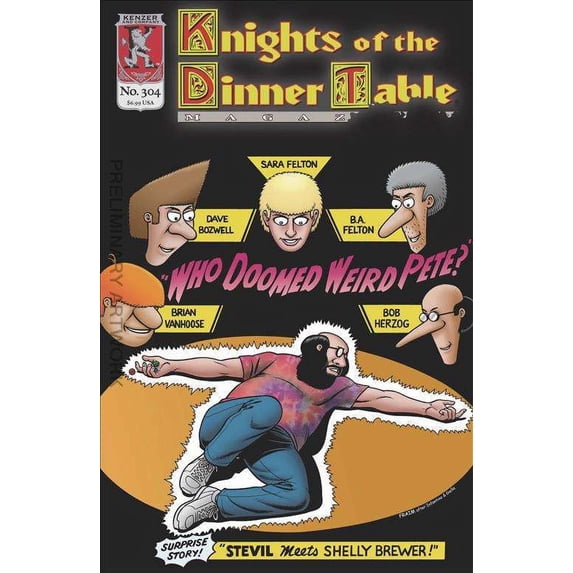 Knights of the Dinner Table #304 VF ; Kenzer and Company Comic Book
