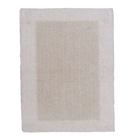 Knightsbridge Bella Napoli 220 GSF Reversible Bath Rug 22 x 60 - Ivory