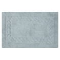 thumbnail image 1 of Knightsbridge Chain Bath Rug Cotton Non Skid Back - 20x30", Light Blue, 1 of 2