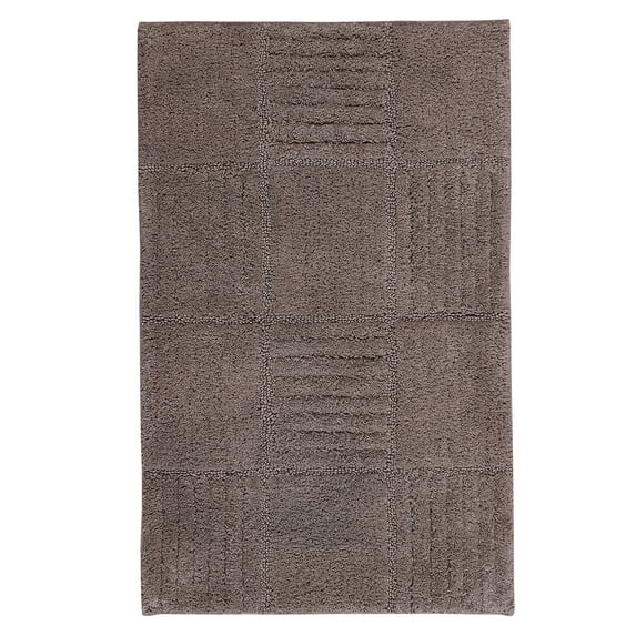 Knightsbridge Chakkar Board 220 GSF Non Skid Back Bath Rug 20 x 30 - Stone