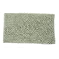 thumbnail image 1 of Knightsbridge Chenille Shaggy 220 GSF Non Skid Back Bath Rug 17 x 24 - Sage, 1 of 2