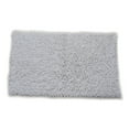 thumbnail image 1 of Knightsbridge Chenille Shaggy 220 GSF Non Skid Back Bath Rug 17 x 24 - White, 1 of 2