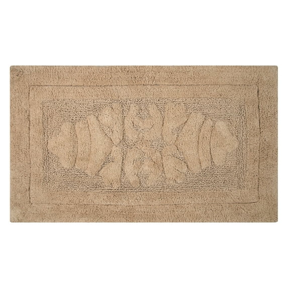 Knightsbridge Cipher 220 GSF Non Skid Back Bath Rug 20 x 30 - Natural