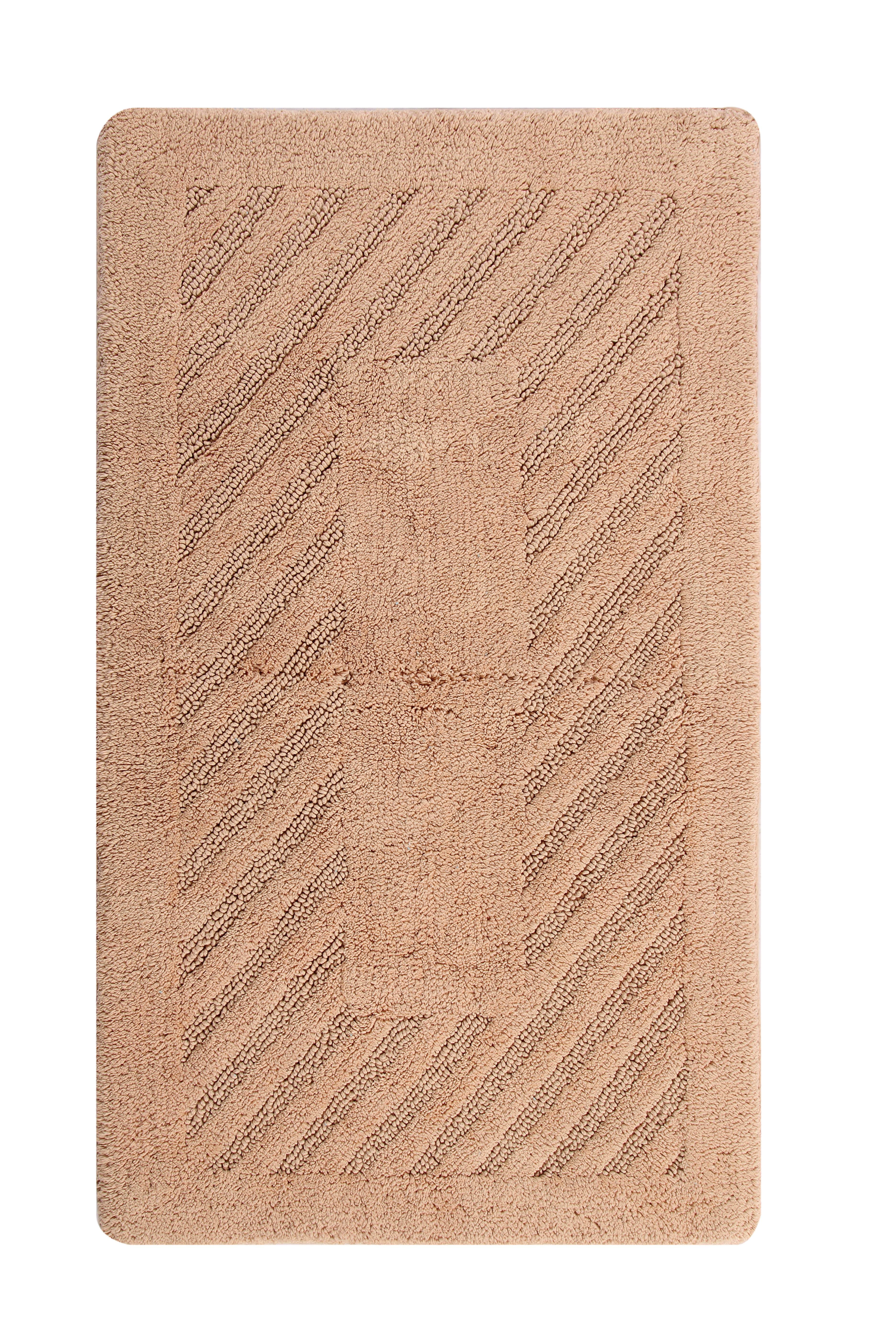 Knightsbridge Diagonal Racetrack Bath Rug
