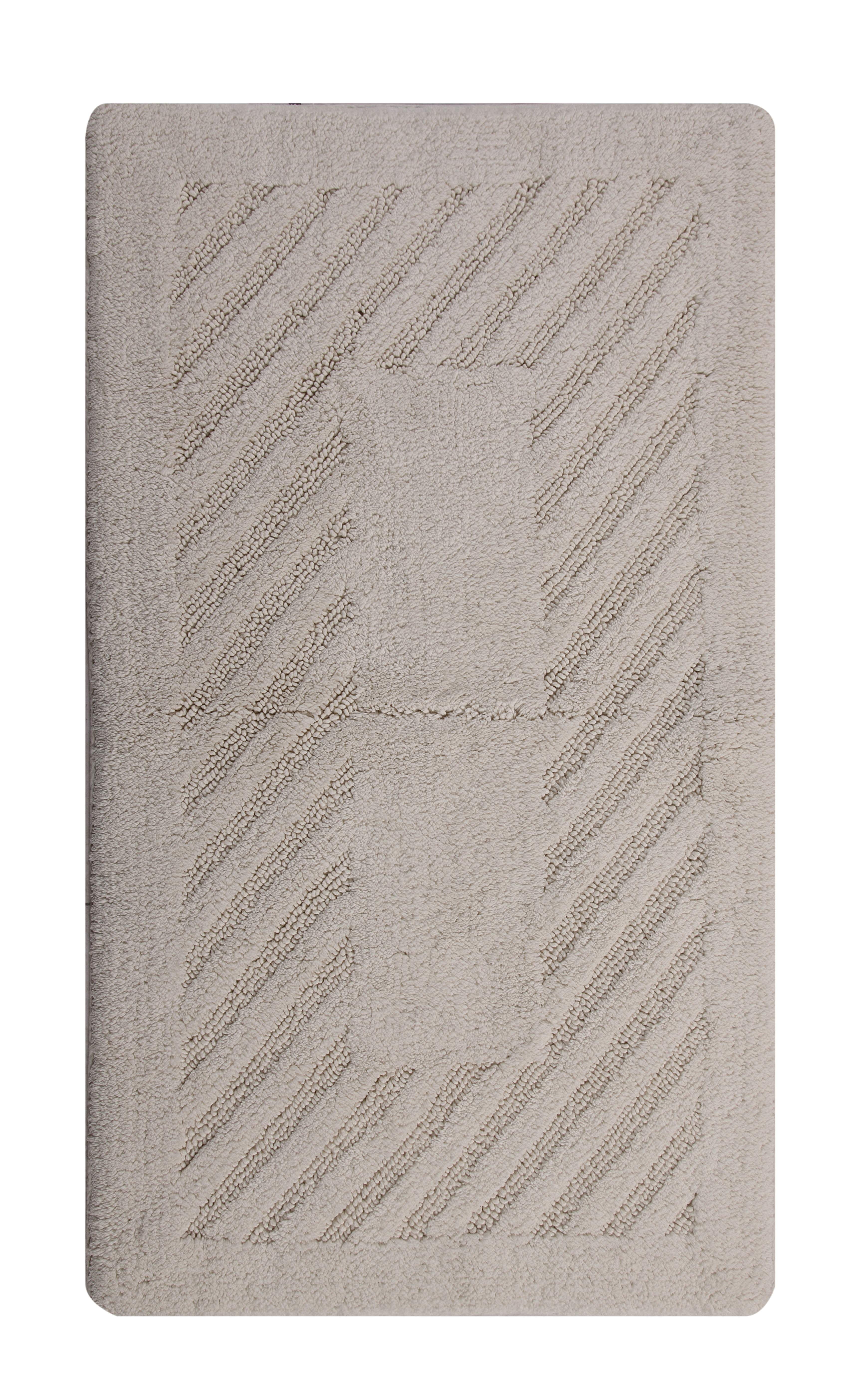 Knightsbridge Diagonal Racetrack Bath Rug