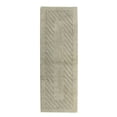 thumbnail image 1 of Knightsbridge Diagonal Racetrack 100% Cotton Reversible Bath Rug 22 X 60 Sage, 1 of 2