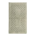 thumbnail image 1 of Knightsbridge Diagonal Racetrack 100% Cotton Reversible Bath Rug 24 X 40 Sage, 1 of 3