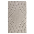 thumbnail image 1 of Knightsbridge Diamond 220 GSF Non Skid Back Bath Rug 21 x 34 - Ivory, 1 of 4