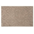 thumbnail image 1 of Knightsbridge Link Bath Rug Cotton Non Skid Back - 20x30", Stone, 1 of 1