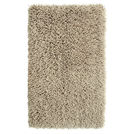 Knightsbridge Melbourne 220 GSF Non Skid Back Bath Rug 24 x 40 - Stone