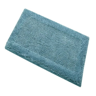 Knightsbridge Naples 220 GSF Non Skid Back Bath Rug 17 x 24 - Aqua