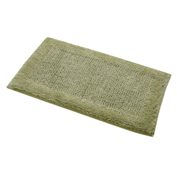 Knightsbridge Naples 220 GSF Non Skid Back Bath Rug 17 x 24 - Sage