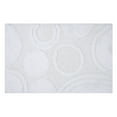 thumbnail image 1 of Knightsbridge Orbit Bath Rug Cotton Non Skid Back - 17x24", White, 1 of 2