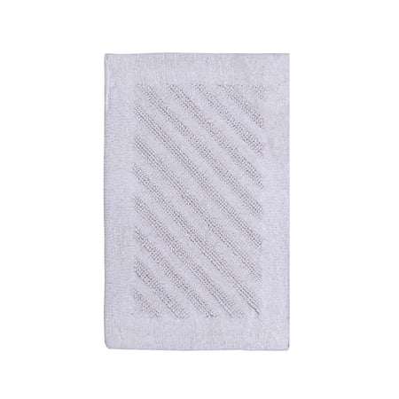 Knightsbridge Shooting Star 220 GSF Reversible Bath Rug 20 x 30 - White