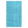 thumbnail image 1 of Knightsbridge Summer Tile 220 GSF Non Skid Back Bath Rug 24 x 40 - Aqua, 1 of 2