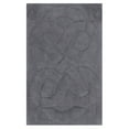 thumbnail image 1 of Knightsbridge Tuft Twisted 220 GSF Non Skid Back Bath Rug 21 x 34 - Silver, 1 of 2